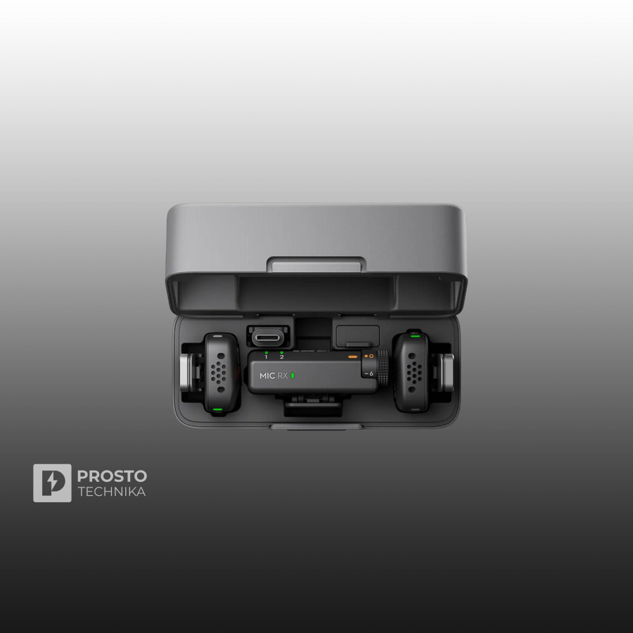 Беспроводной микрофон DJI MIC Mini (2 TX + 1 RX + Charging Case)